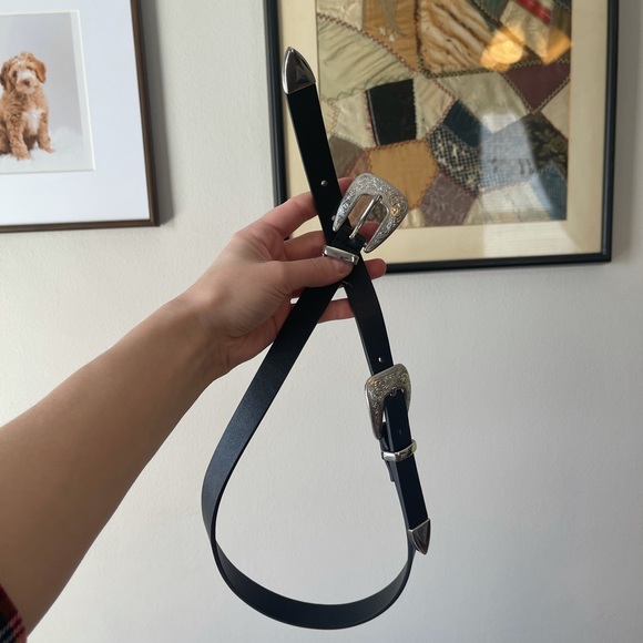 Western double buckle Belt - Picture 5 of 5